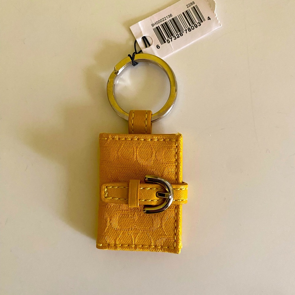 Coach Mini Photo Keychain